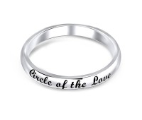 Circle Of The Love Silver Rings NSR-987
